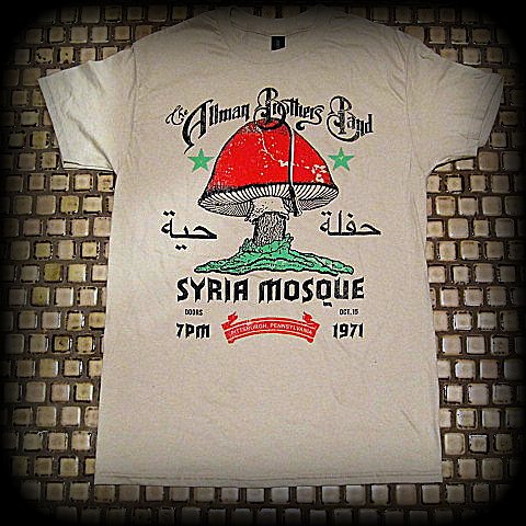 ALLMAN BROTHERS BAND - Syria Mosque - Tour  T-Shirt
